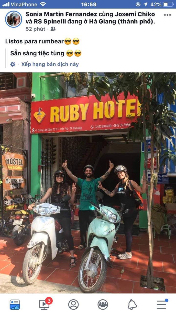 Ruby Hostel Ha Giang Eksteriør bilde